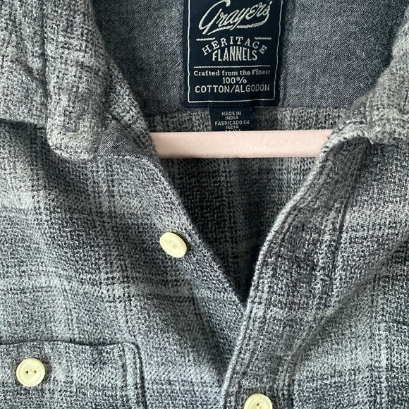 Grater’s Heritage Flannel - Grey - Picture 3 of 4